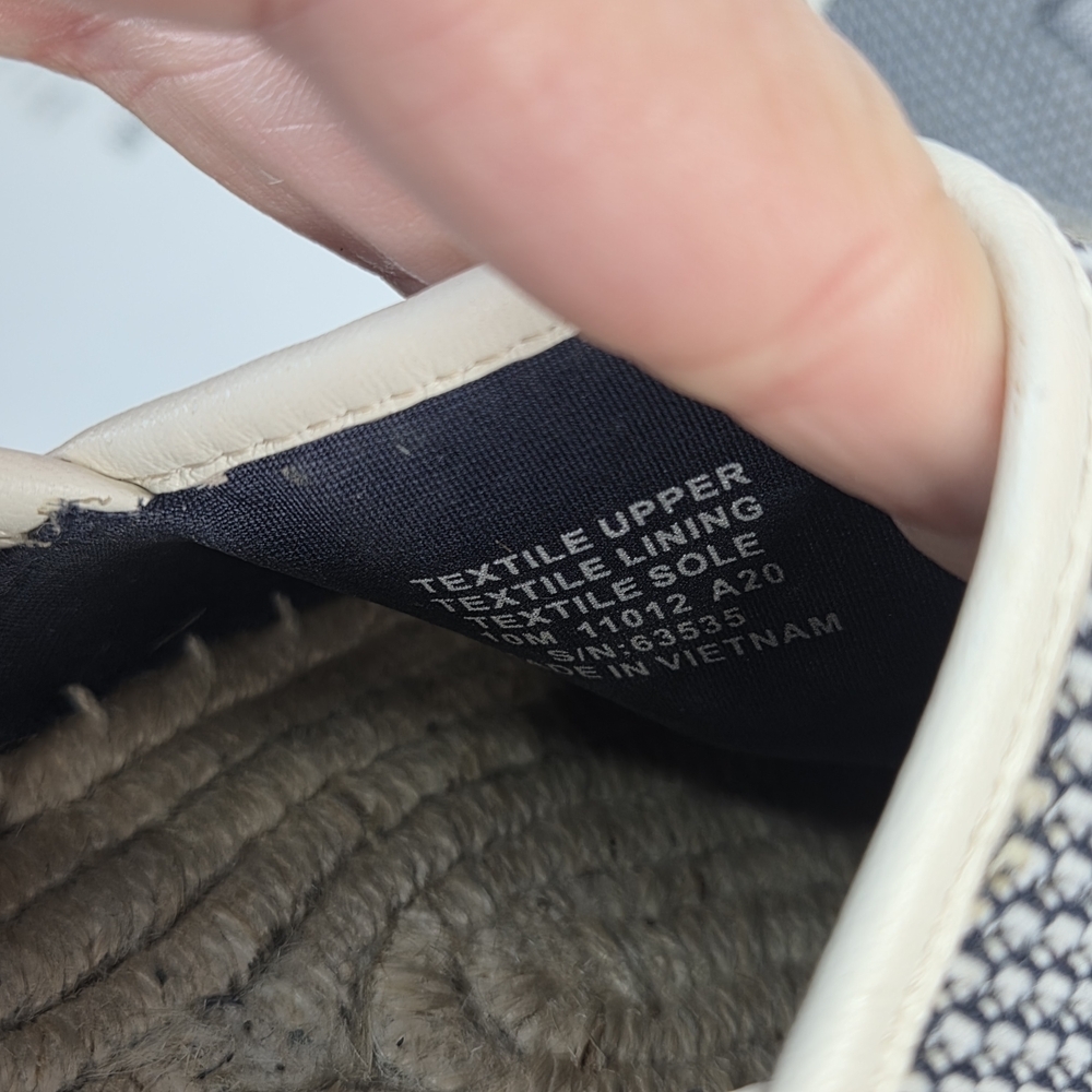 Tory Burch Miranda Navy Lug Sole Platform Espadrille Shoes Women's Size 10 - Picture 10 of 10